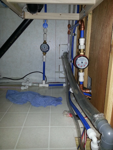 Water meter in utility room