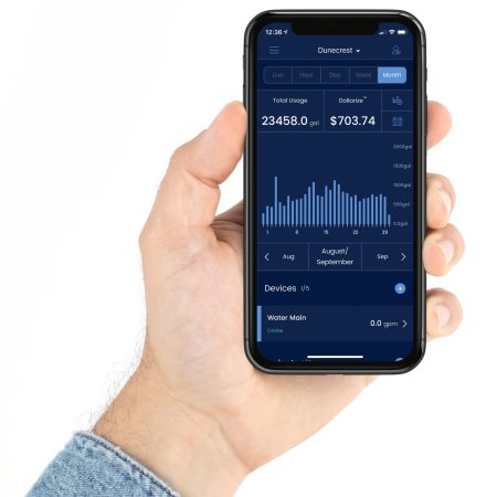 water data in the palm of your hand